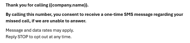 Example verbal consent language